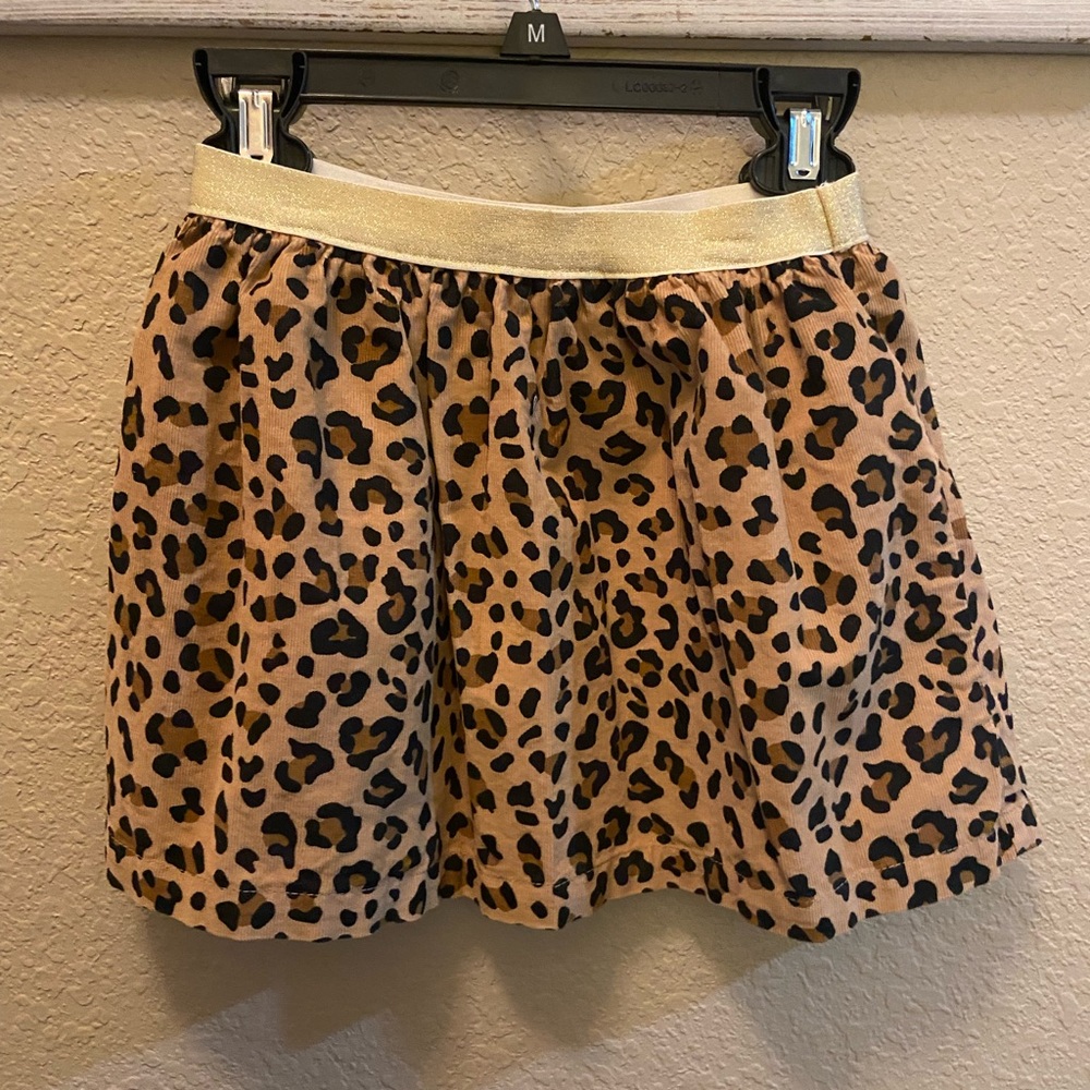 Adorable leopard fall skirt